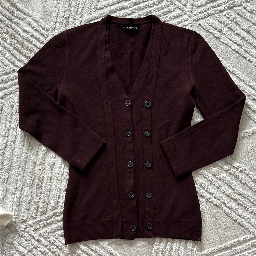 Lanvin Women's Burgundy Sweater